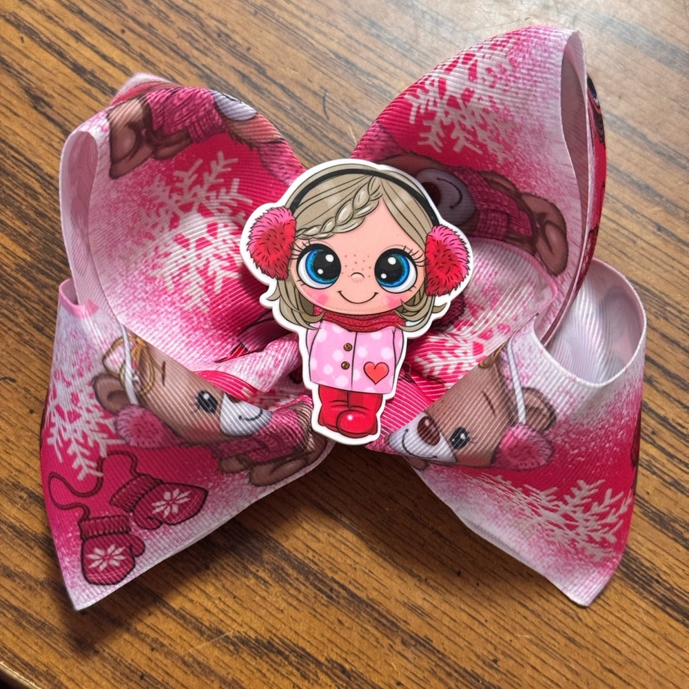 Cozy Pink Bow